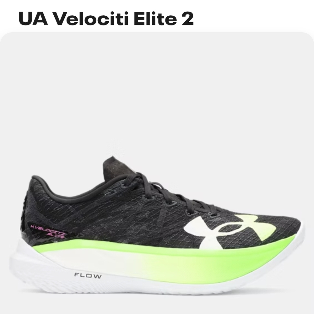 Under Armour Velociti Elite 2 Women's Shoes - Black and Neon Green